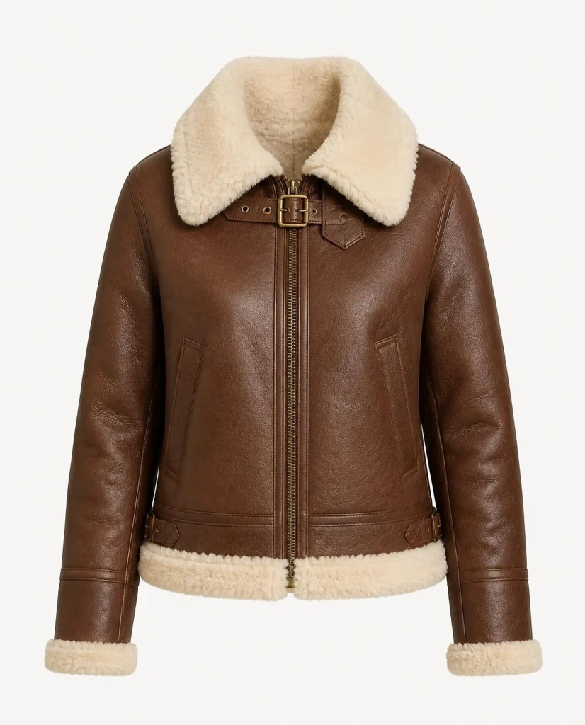 Women’s Shearling Aviator Jacket